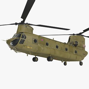 heavy helicopter ch-47 chinook model