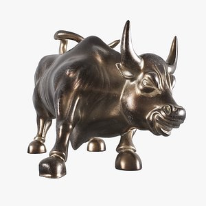 3D Charging Bull