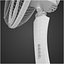 Blue and Black Oscillating Electric Standing Fan