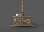 old stove 3D model