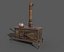 old stove 3D model