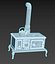 old stove 3D model
