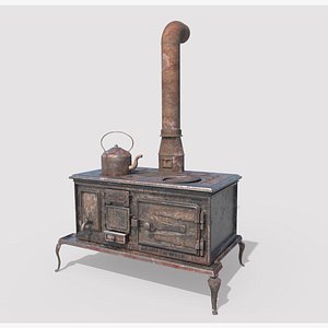 old stove 3D model