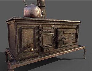 old stove 3D model
