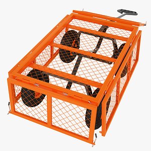 3D Garden Trolley Open 01
