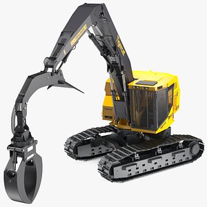 3D tigercat 855d tracked knuckleboom