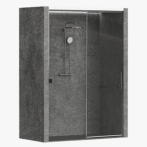 3D model Shower cabin Duscholux Viva
