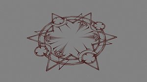 Dark Magic Seal - Summon the undead 3D model