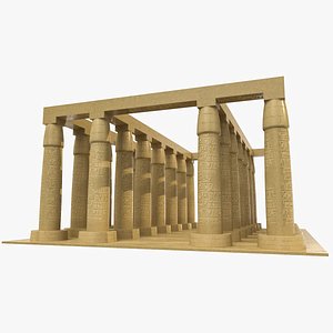 ancient egyptian temple egypt model