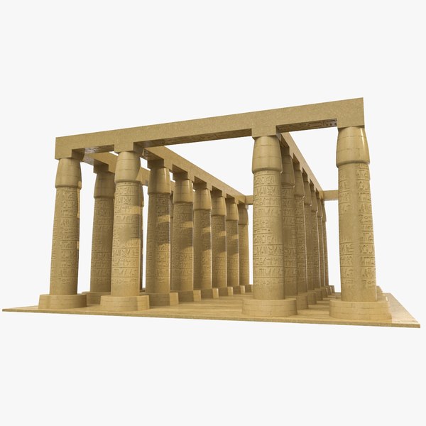 ancient egyptian temple egypt model
