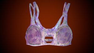Party Bra Psychedelic Rave CyberPunk Hippy Street