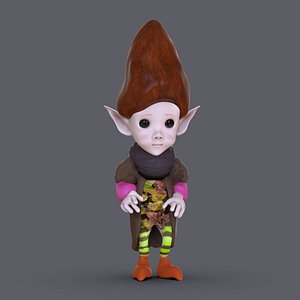 3D Elf Toon model