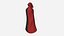 Mittelalterlicher Umhang A06 Rot Schwarz - Fantasy Character Design