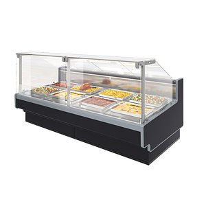 3D Refrigerated cabinet Aurora