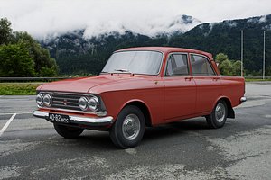 3D mzma moskvitch-408e 1964