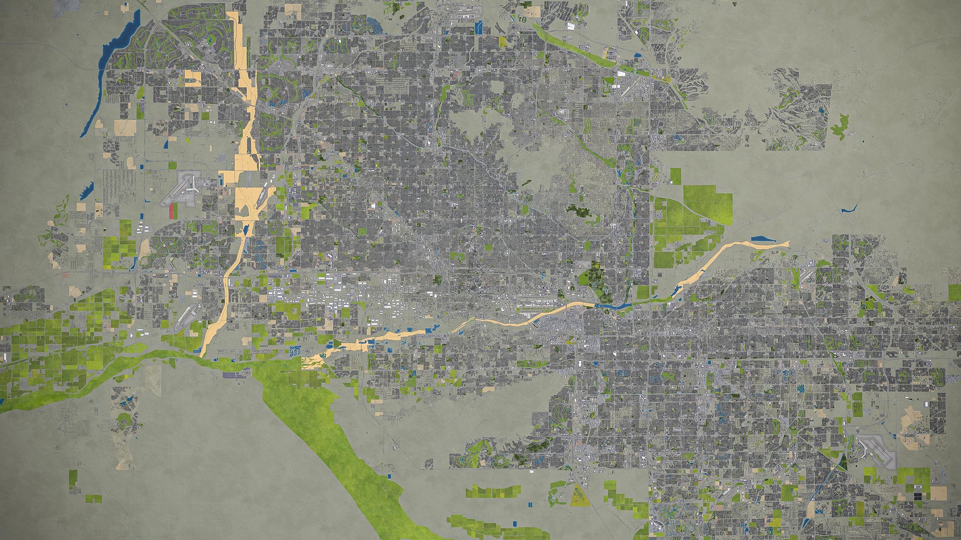 Phoenix Metropolitan Area 3D TurboSquid 1527745