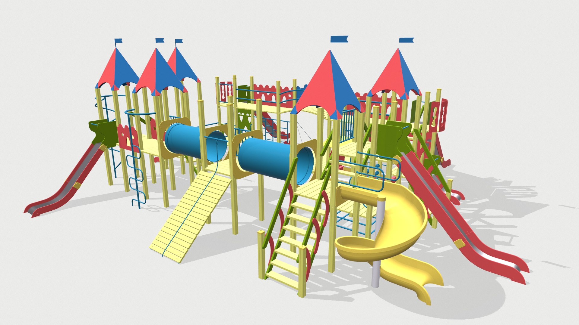3D Playground for kids model - TurboSquid 2167954