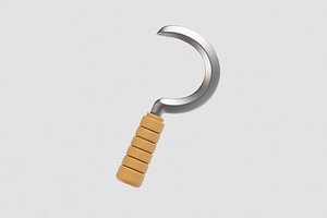 3D Sickle 3d model model