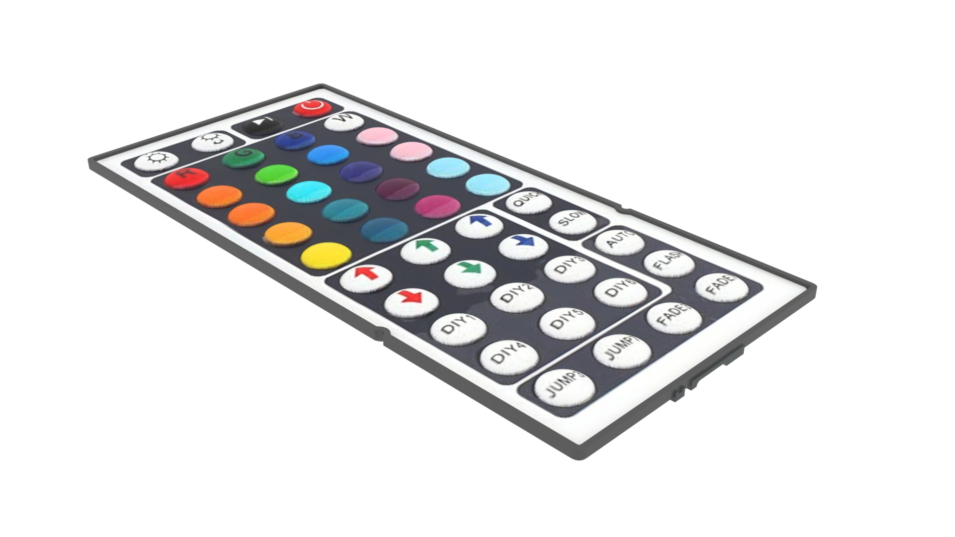 RGB Light Remote Control 3D TurboSquid 1745749