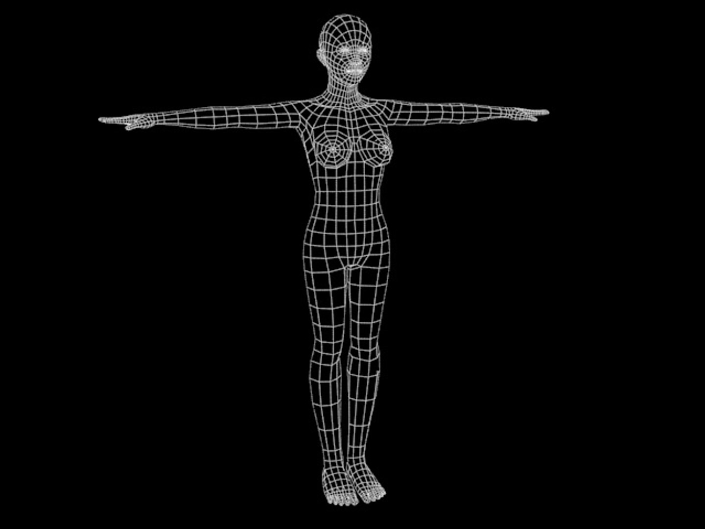 female 3d model