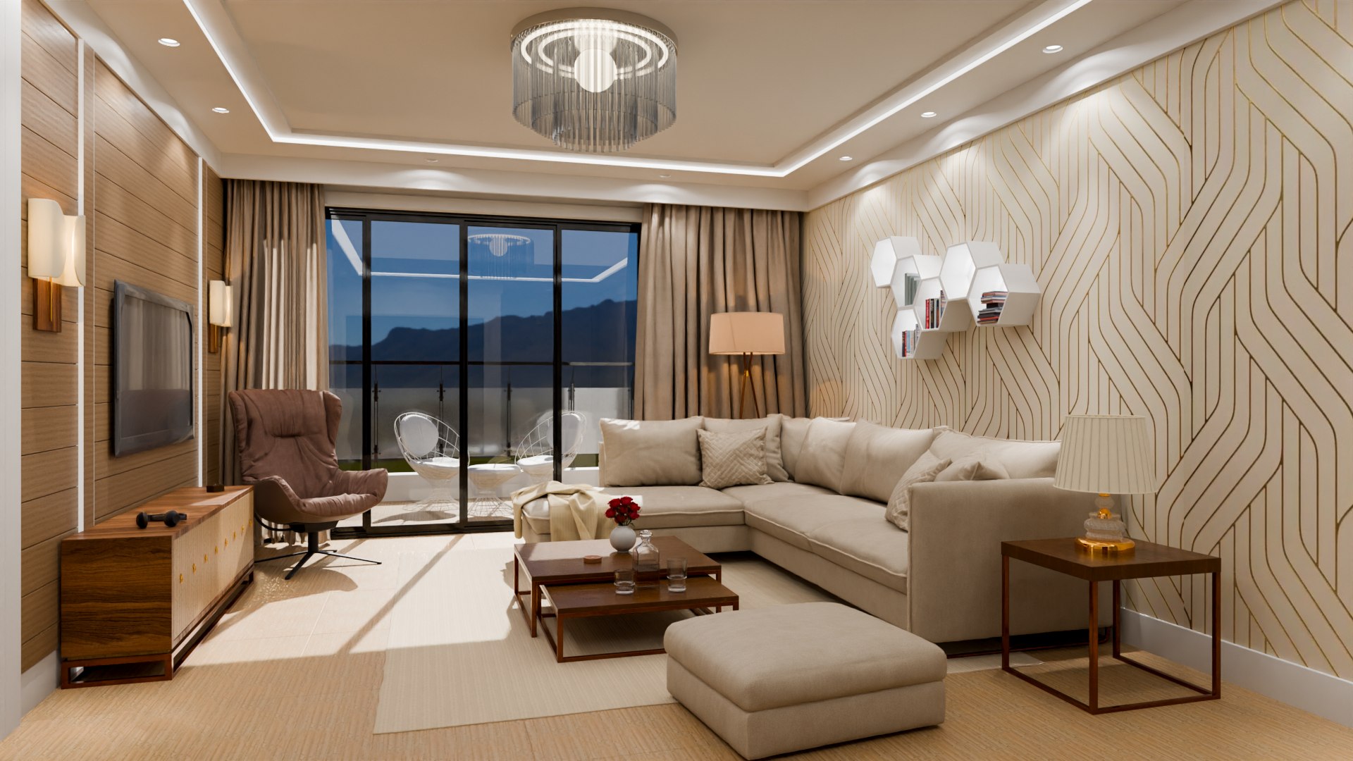 Modern Living Room Interior 3D Model 3D - TurboSquid 2257835