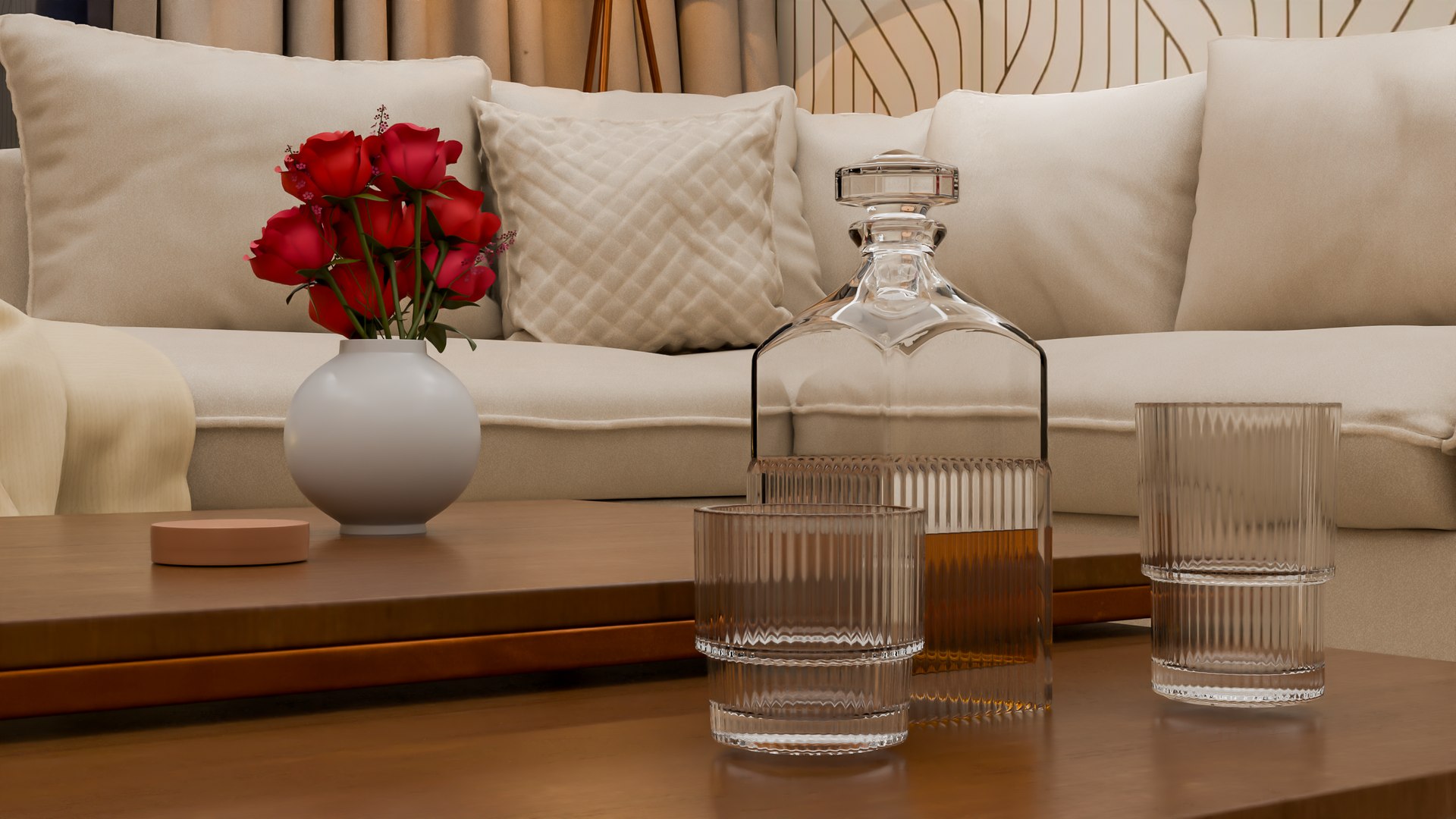 Modern Living Room Interior 3D Model 3D - TurboSquid 2257835