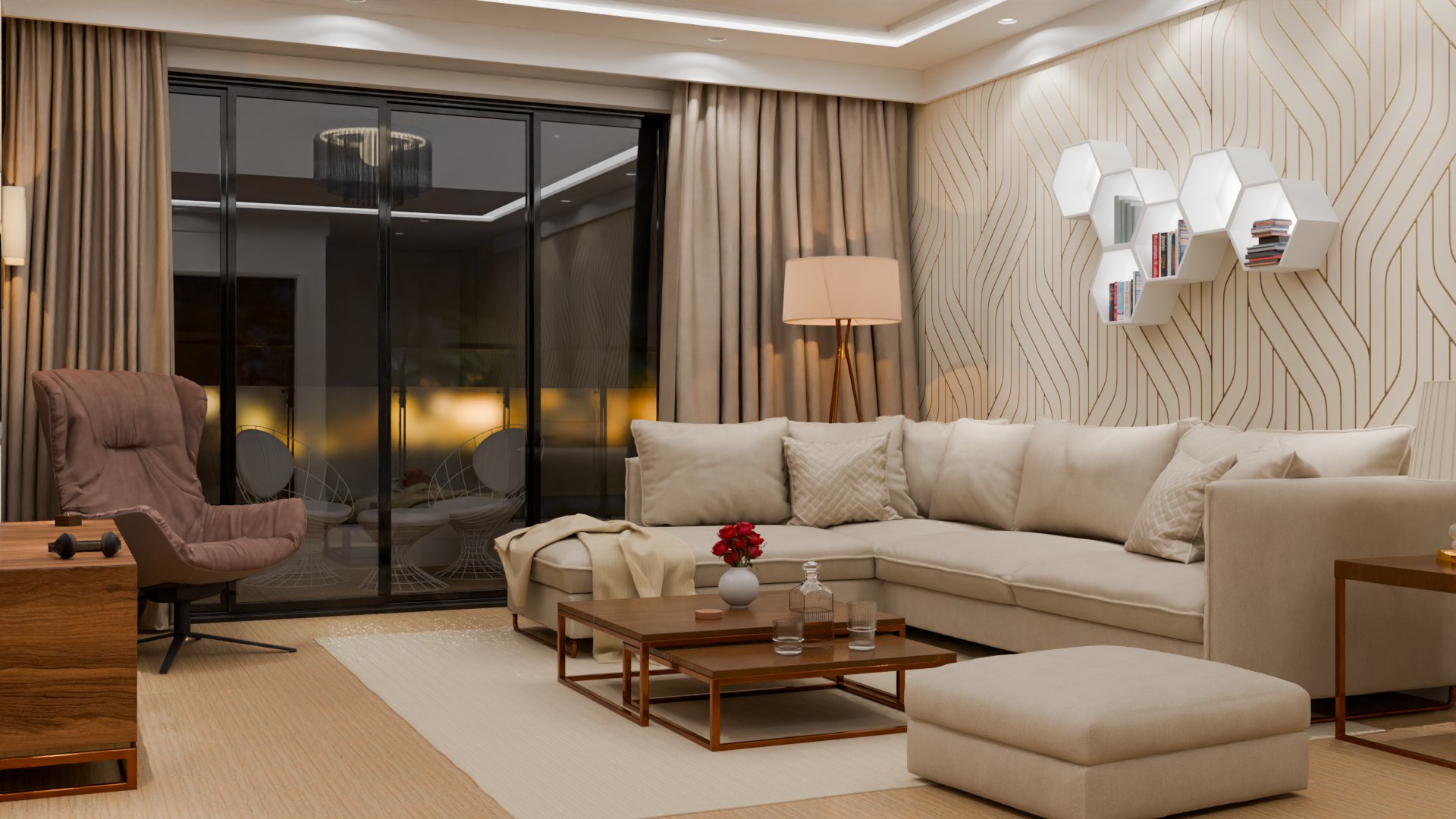 Modern Living Room Interior 3D Model 3D - TurboSquid 2257835