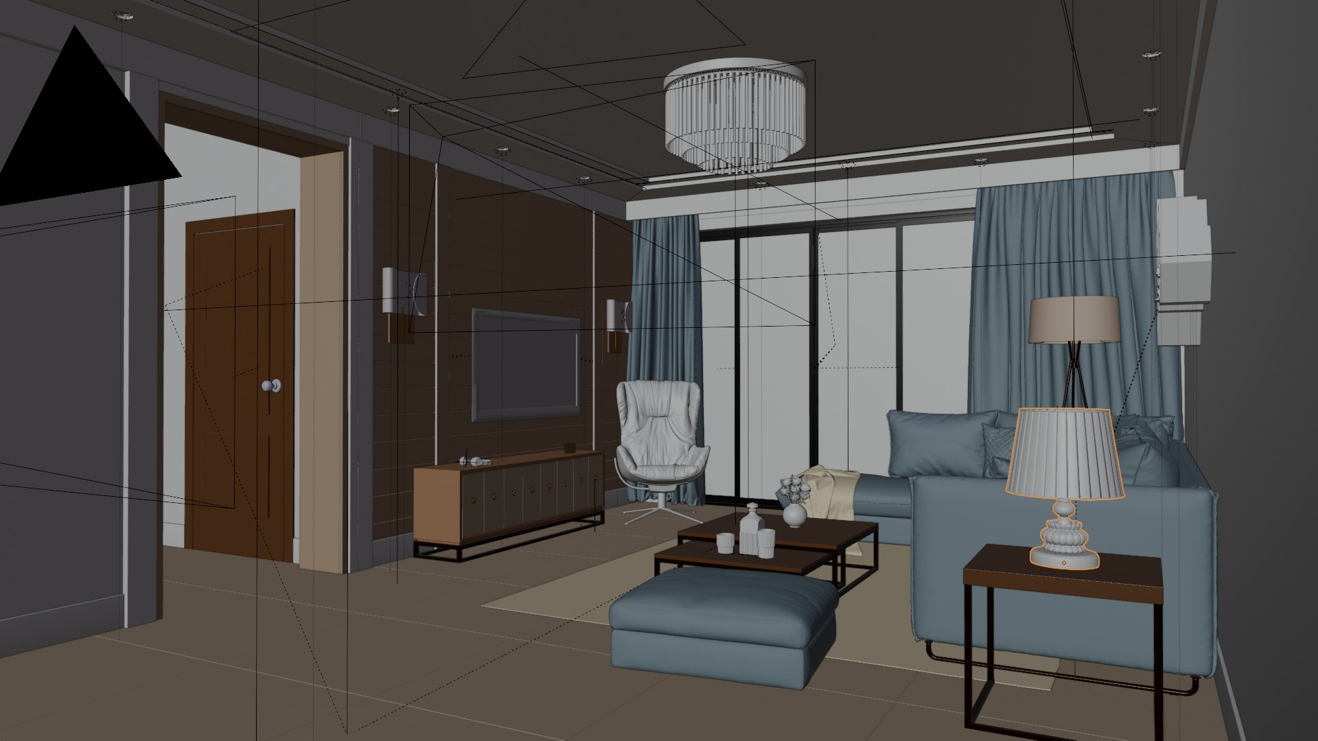 Modern Living Room Interior 3D Model 3D - TurboSquid 2257835