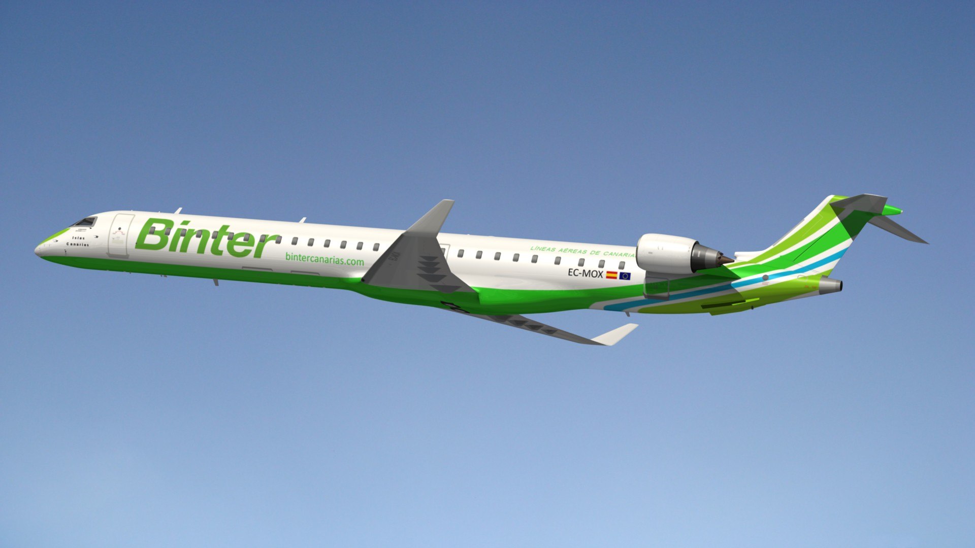 3D Binter Crj 1000 - TurboSquid 1171153