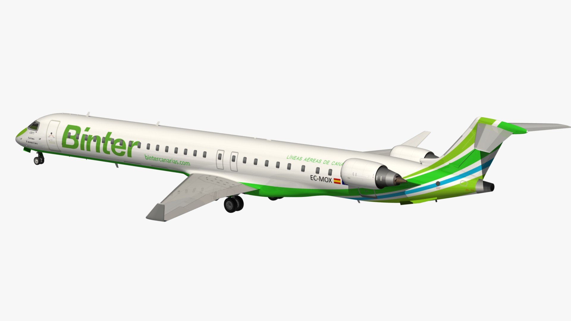 3D Binter Crj 1000 - TurboSquid 1171153