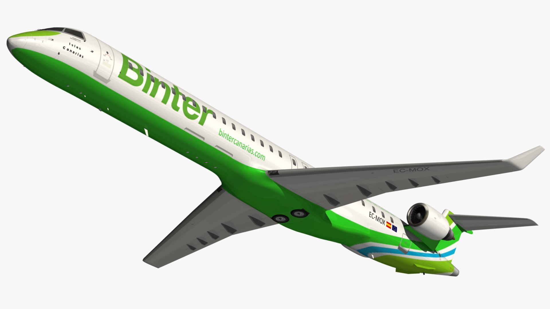 3D Binter Crj 1000 - TurboSquid 1171153