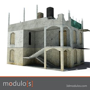 3dmodulos ruin building I