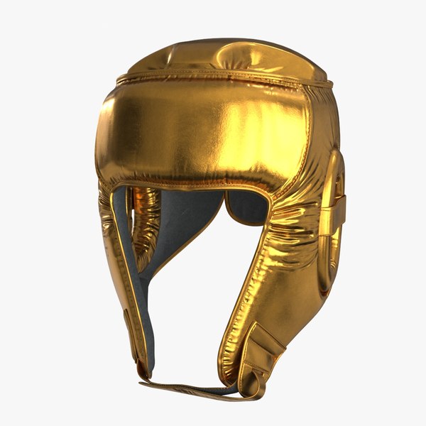 3D Boxing Training Helmet Gold