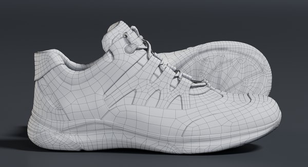 Realistic Shoes 2 3d Model - Turbosquid 1435422