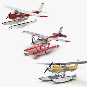 3D Seaplanes Collection 3