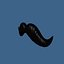 Cartoon Mustache Handlebar Style Detailed