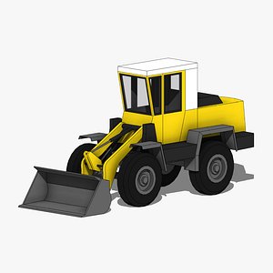 3D Parametric Wheel Loader - Revit Family