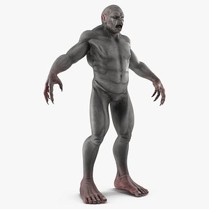 Scary Ape Monster A-pose