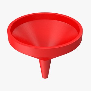 3D Plastic Funnel model