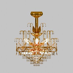 Elegant Classic Chandelier with Crystal Detailing model