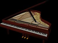 mahagoni grand concert piano