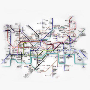3d london underground model
