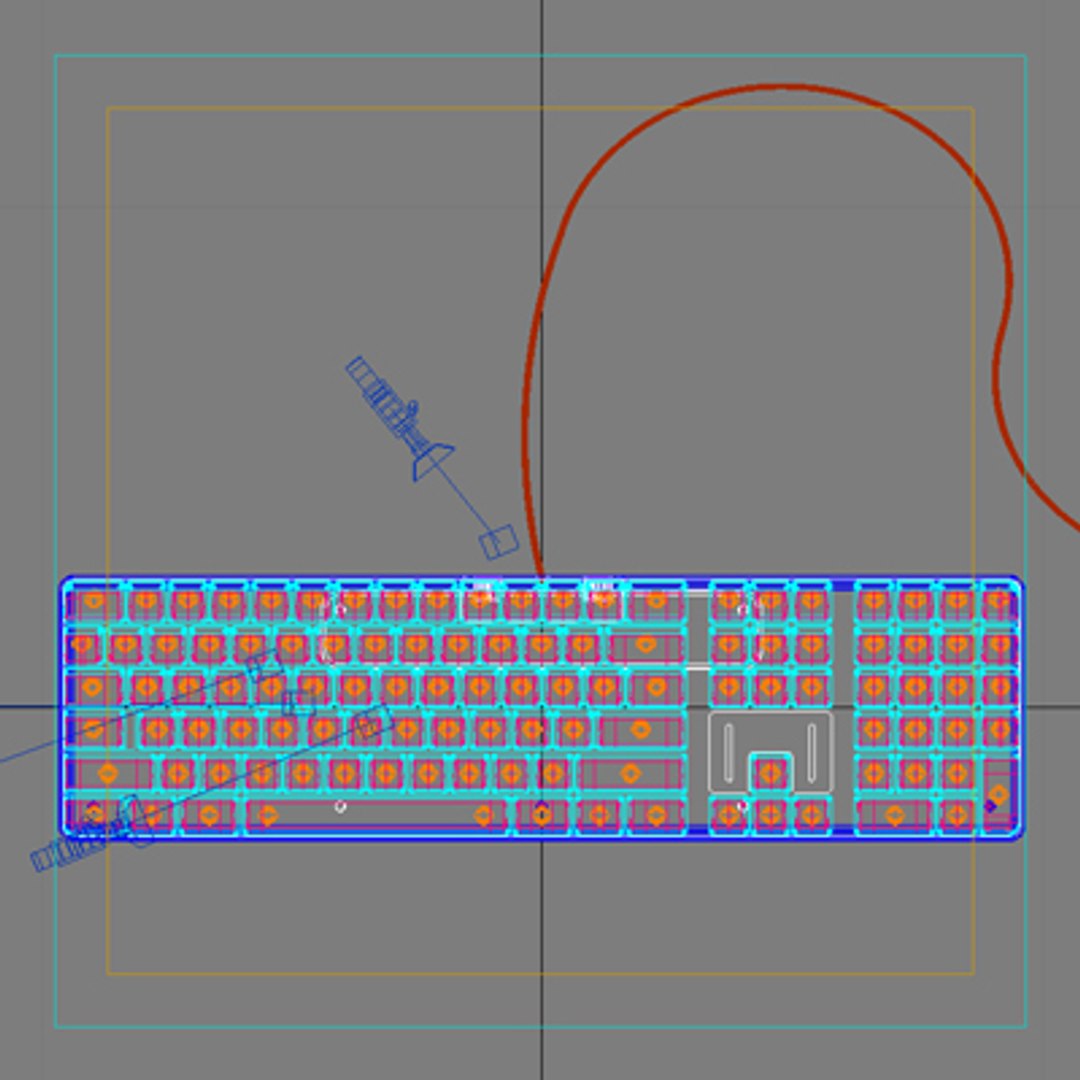 Apple Keyboard 3d Model