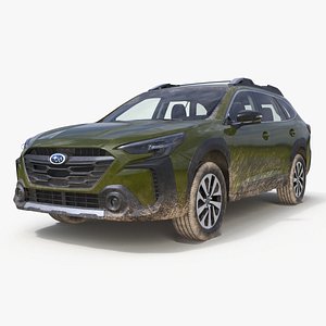 Subaru Outback 2025 Green Dirty Simplified