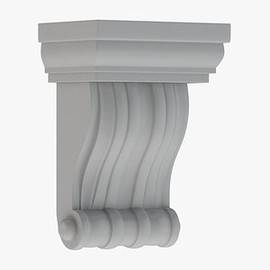Scroll Corbel 31 3D model