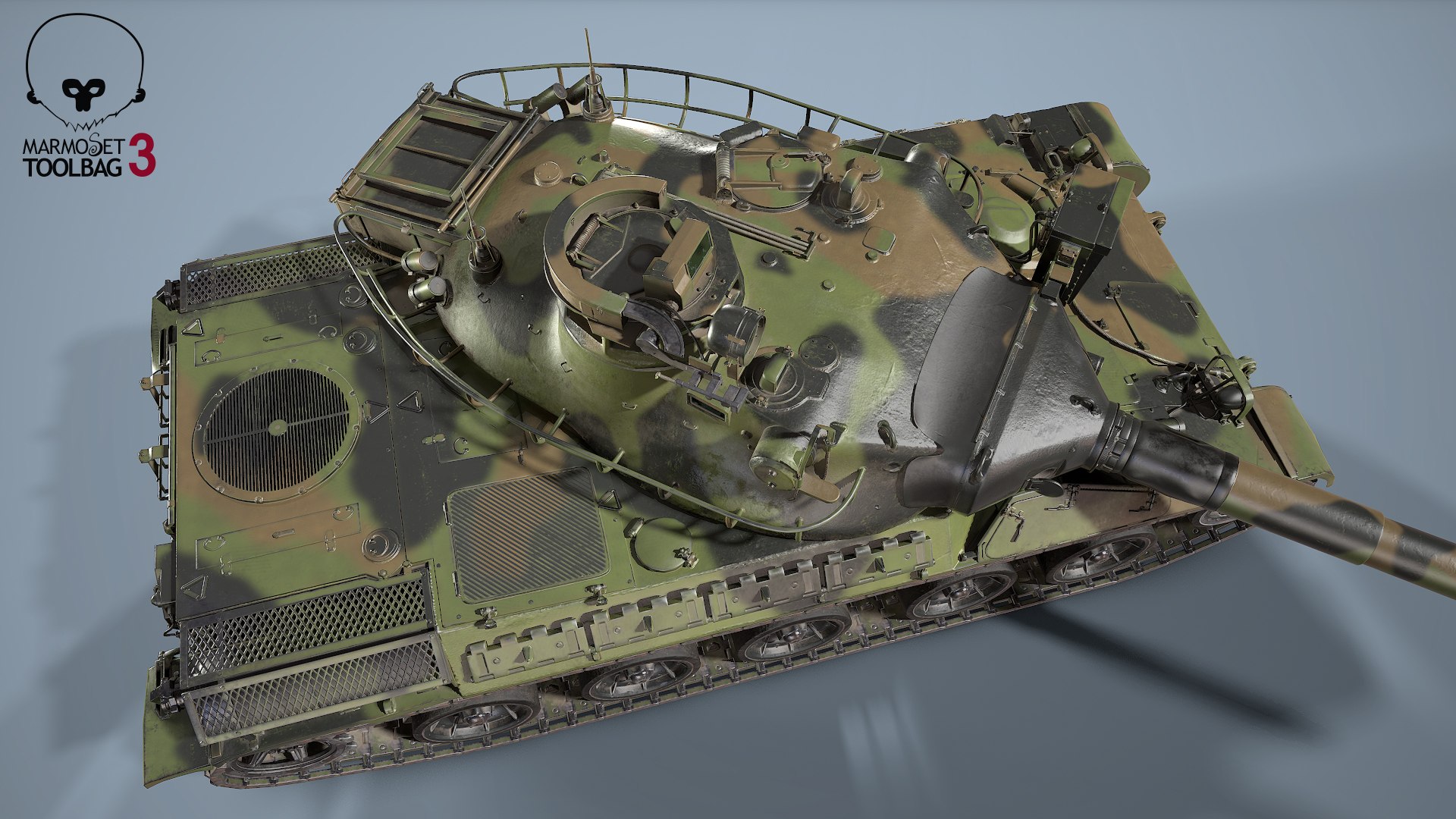 3D french tank amx-30b pbr model https://p.turbosquid.com/ts-thumb/Mq/hbnSrG/xrlPZSep/screenshot004/jpg/1507804629/1920x1080/fit_q87/606084d77af393c6348c46a49e3fa3391c66f366/screenshot004.jpg