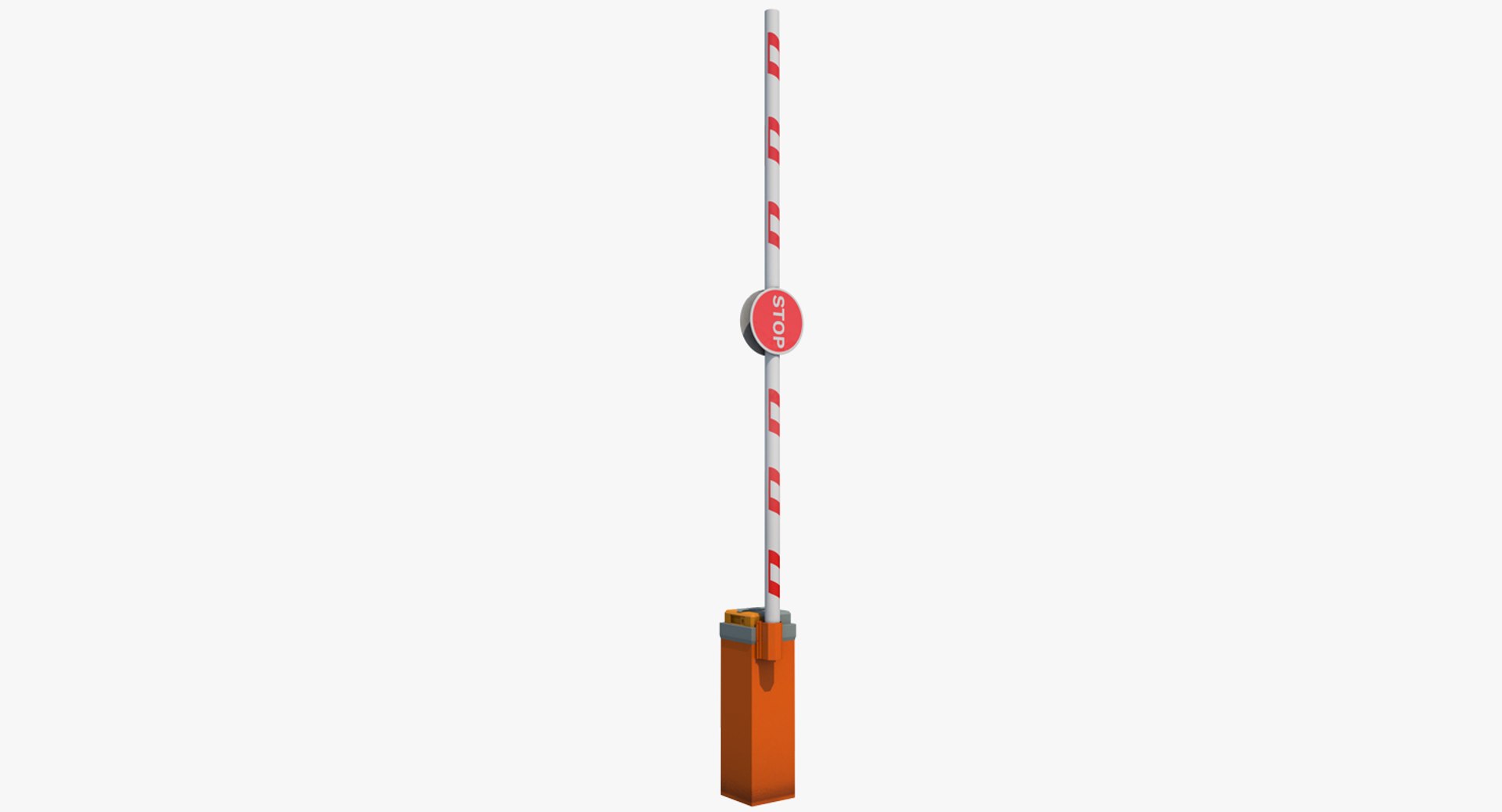 Vehicle Security Barrier 3D Model 3D model preview