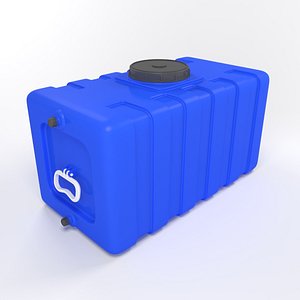 3D 200 Litres horizontal water barrel
