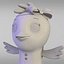 Cartoon Girl Chicken