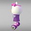Cartoon Girl Chicken